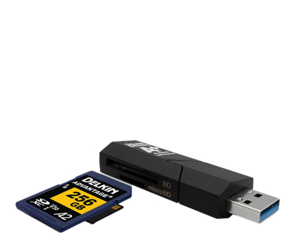 Czytnik kart SD Delkin Devices Cardreader SD & MicroSD A2 (USB 3.1)
